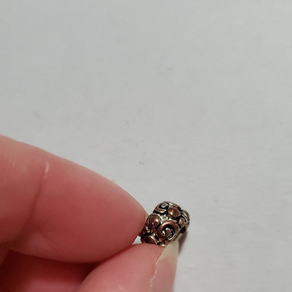 Brighton Dual Tone Swirl Charm